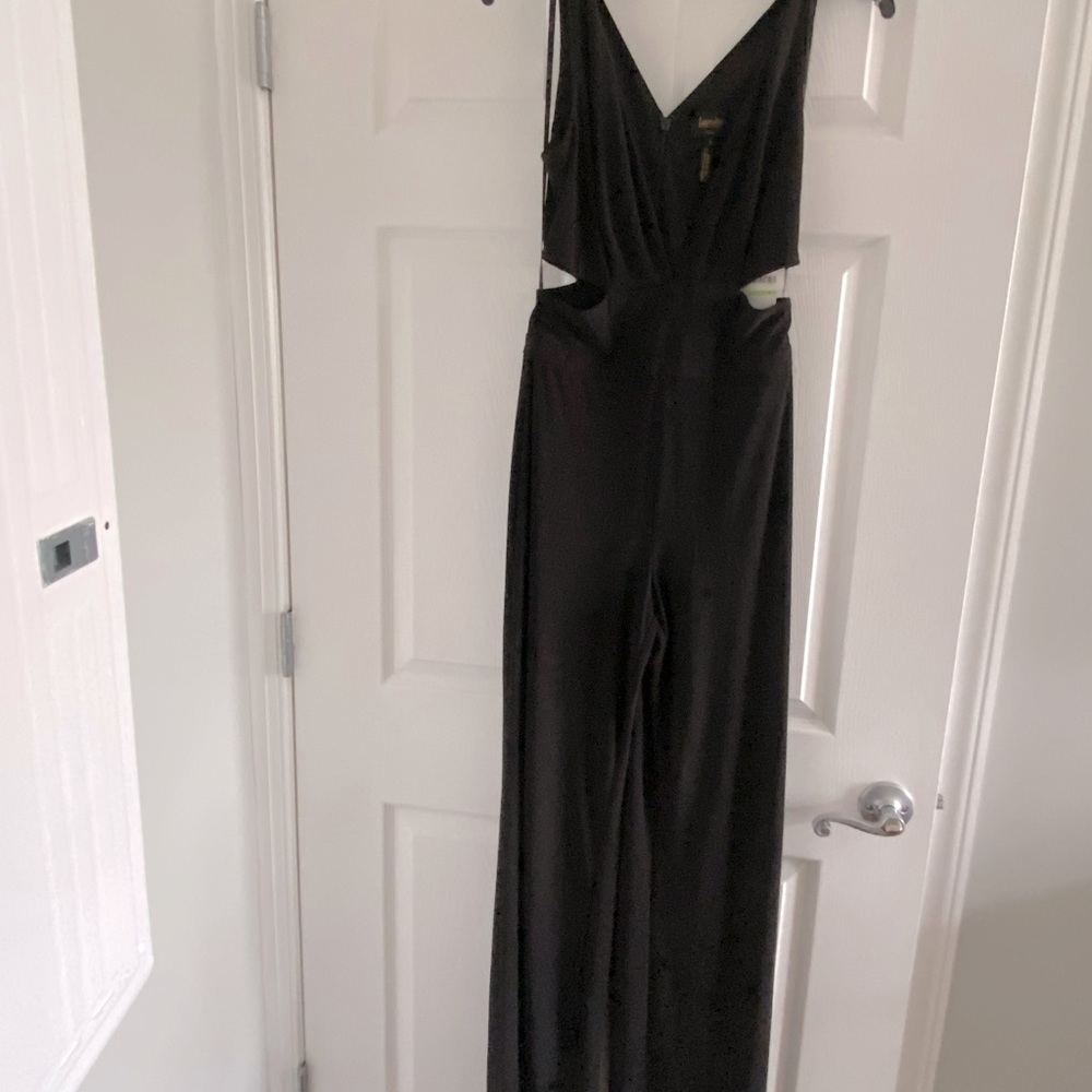 New Black Laundry Cut Out Jumpsuit